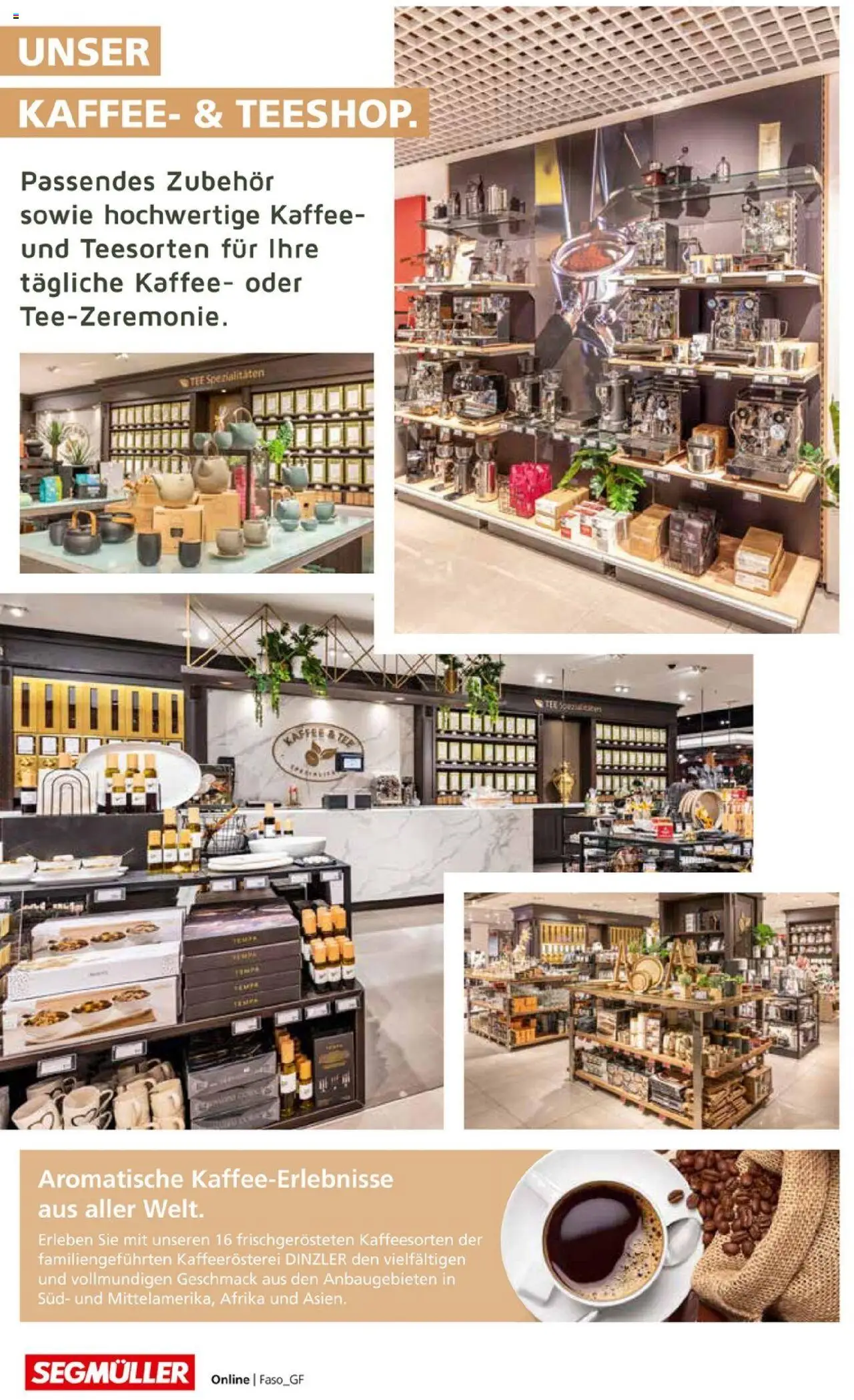 Segmüller Prospekt 	 – gültig ab 18.10.2025 | Seite: 42 | Produkte: Kaffee, Tee
