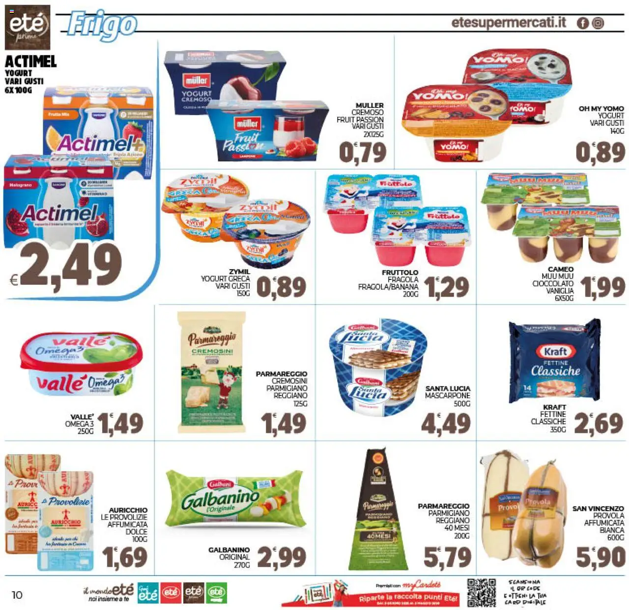 Volantino Eté del 21.10.2025 | Pagina: 10 | Prodotti: Tè, Frutta, Provola, Parmigiano