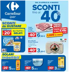 Anteprima del volantino Carrefour volantino Iper - Roma valido a partire dal 21.04.2026