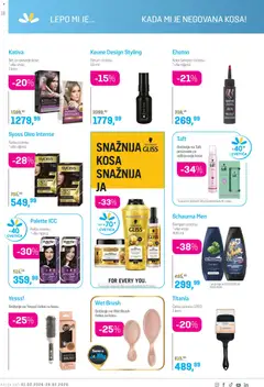 Lilly drogerie katalog - pregled Lilly drogerie kataloga - važi od 01.02.2026 | Strana: 18 | Proizvode: Syoss, Cetka za kosu, Četka, Farba za kosu
