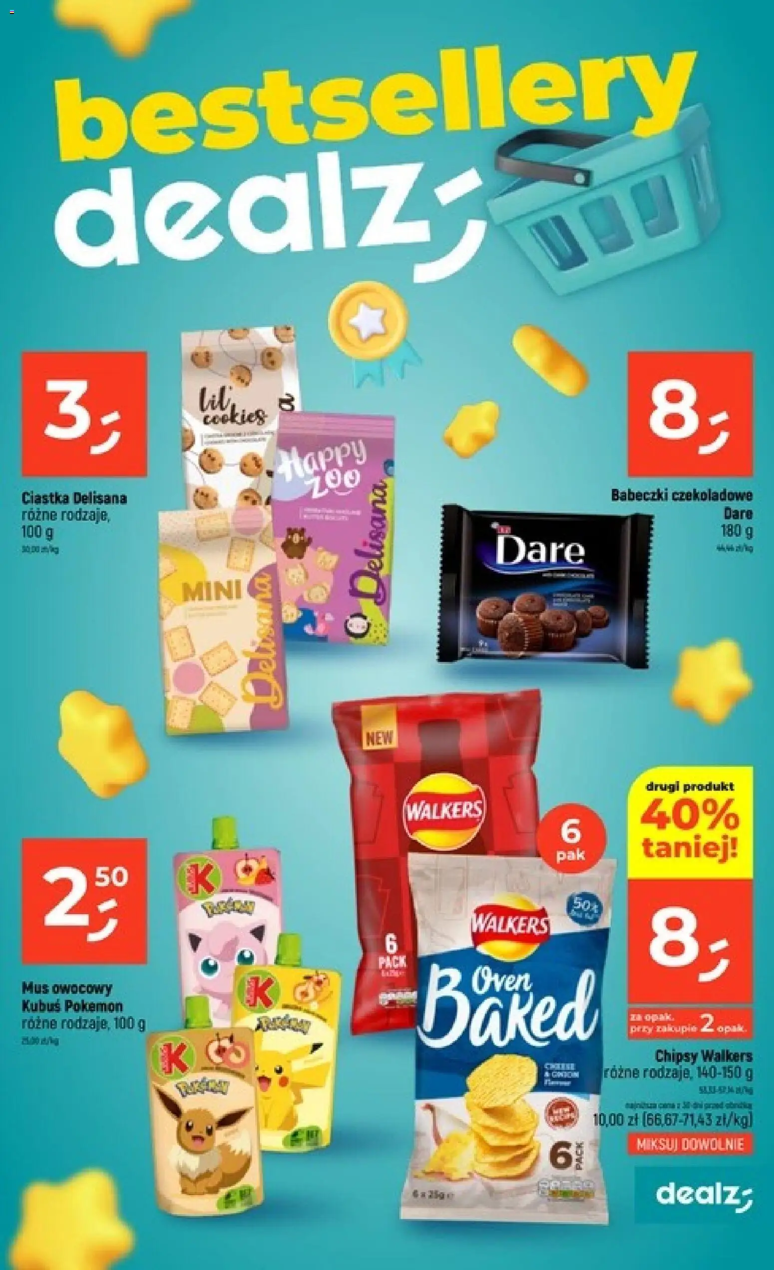 Dealz gazetka od 12.03.2026 | Strona: 21 | Produkty: Chipsy, Babeczki, Ciastka