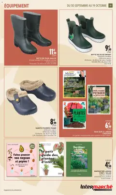 Intermarché - Prévisualisation de MON CARRÉ POTAGER au fil des mois, MON CARRÉ POTAGER au fil des mois valide à partir de 30.09.2025 | Page: 19 | Produits: Carré potager, Plantes, Coton