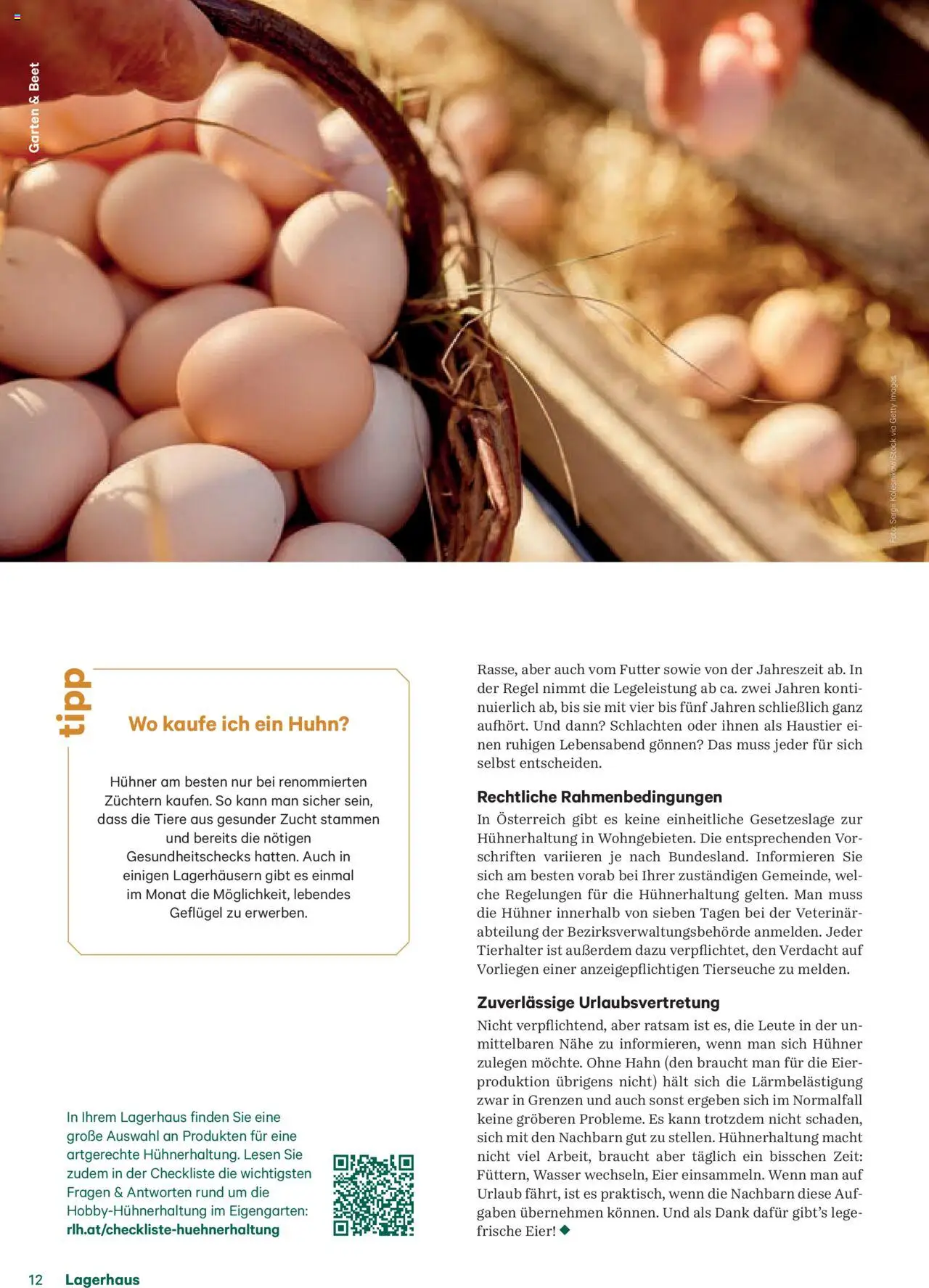 Lagerhaus Fürs Leben am Land Magazin gültig ab 28.04.2025 | Seite: 12 | Produkte: Wasser, Eier