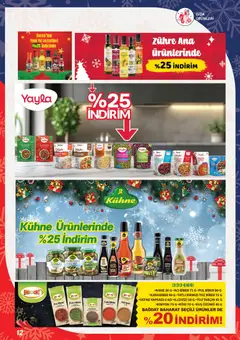 26.12.2025 tarihinden itibaren geçerli olan Kim Market kataloğu önizlemesi | Sayfa: 12 | Ürünler: Fasulye, Salata, Üzüm, Nane