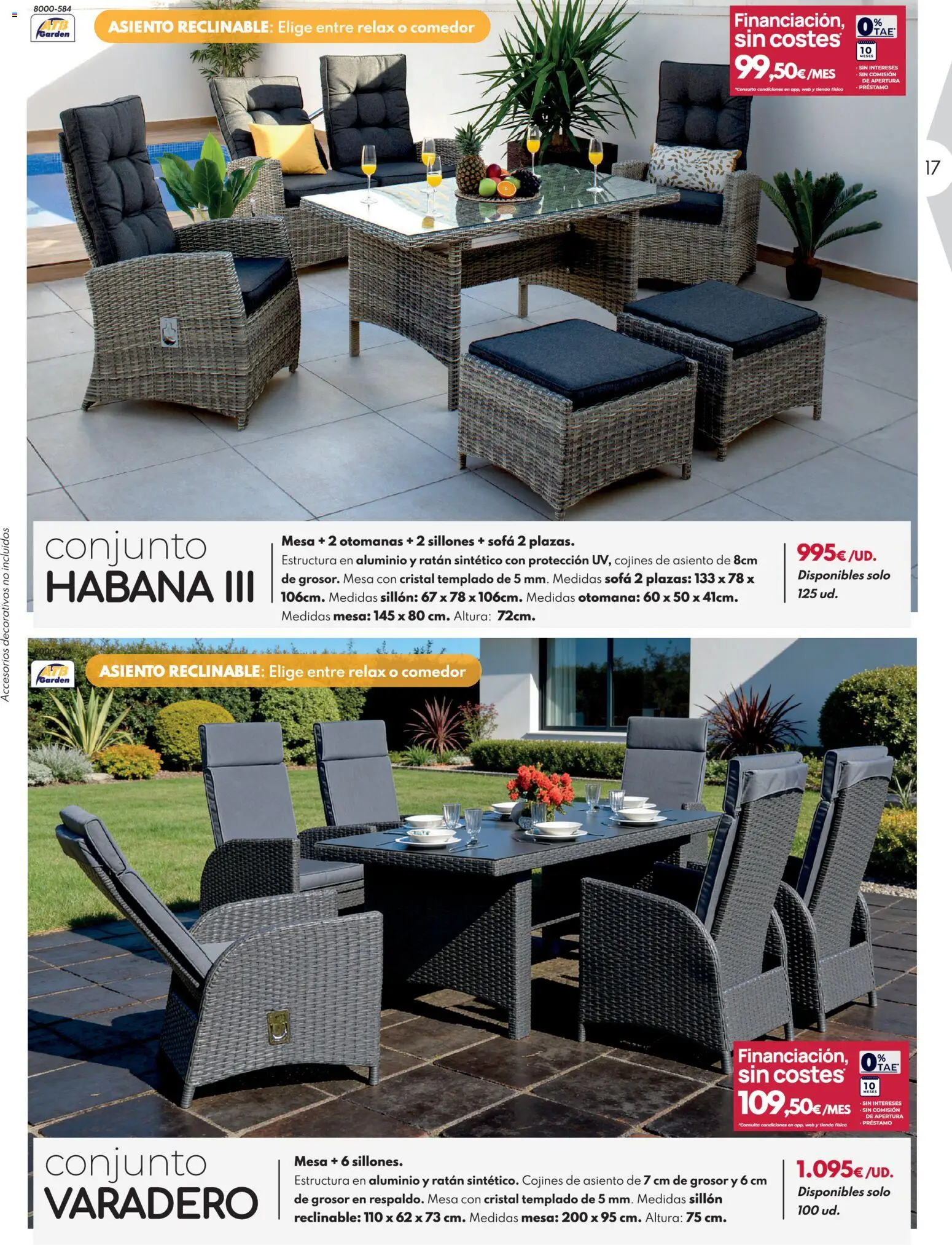 BricoCentro folleto │ válido desde el 23.03.2026 | Página: 17 | Productos: Sofá, Sillón, Mesa