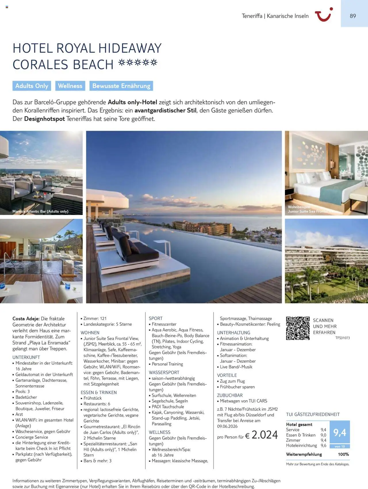 TUI Prospekt Kanaren, Kapverden & Senegal 2025/26	  – gültig ab 01.11.2025 | Seite: 89 | Produkte: Peeling