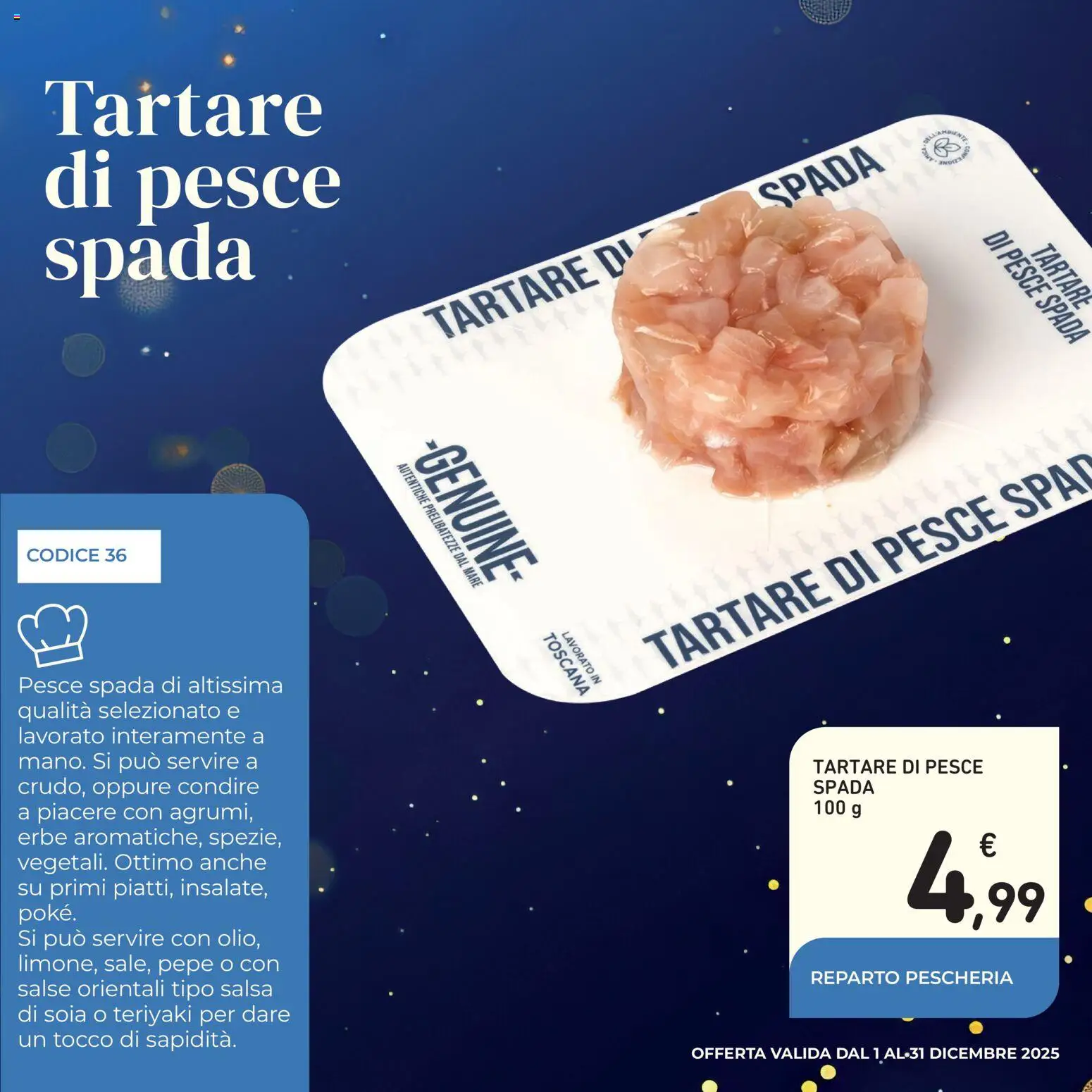 Volantino Conad del 01.12.2025 | Pagina: 33 | Prodotti: Pesce, Salsa, Pepe, Pesce spada