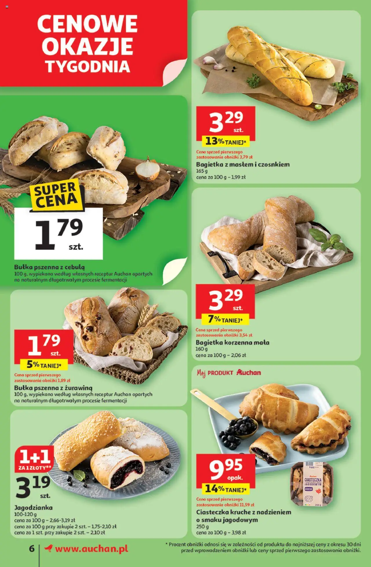 Auchan Gazetka od 05.06.2025 | Strona: 8 | Produkty: Żurawina, Bułka, Bagietka, Bułka pszenna