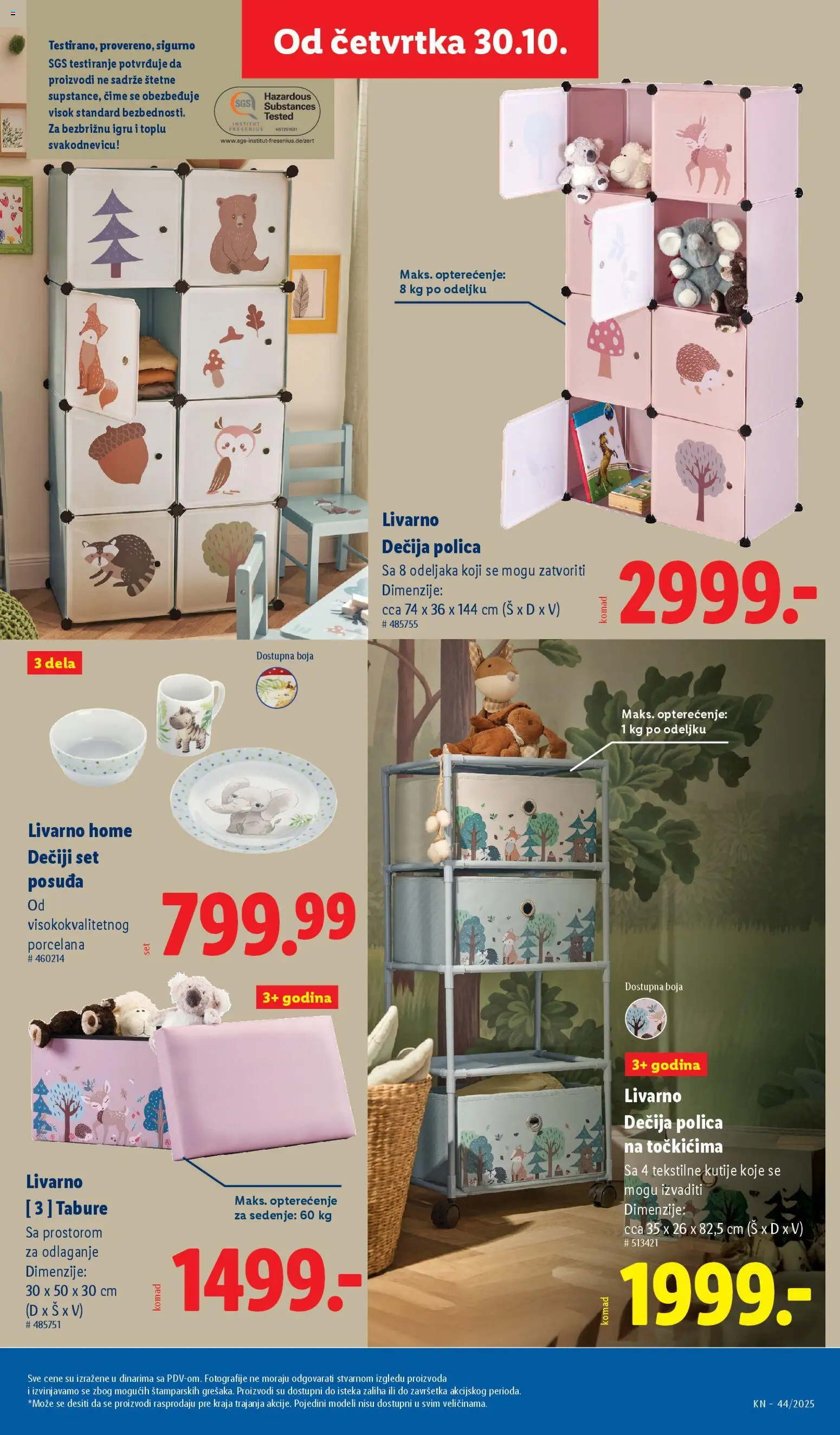 Lidl katalog - važi od 30.10.2025 | Strana: 65 | Proizvode: Polica, Tabure