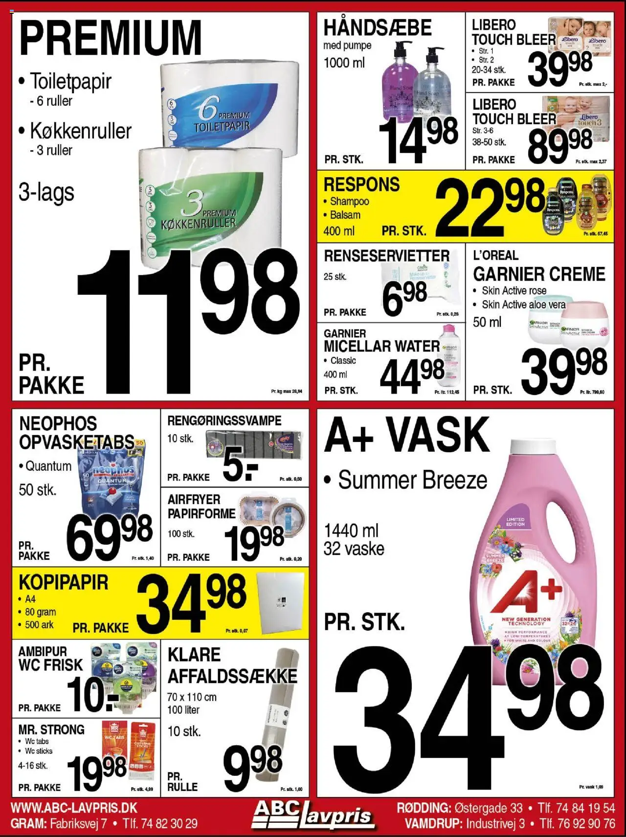 Abc Lavpris Tilbudsavis gyldig fra 13.08.2025 | Side: 7 | Produkter: Shampoo, Balsam, Creme