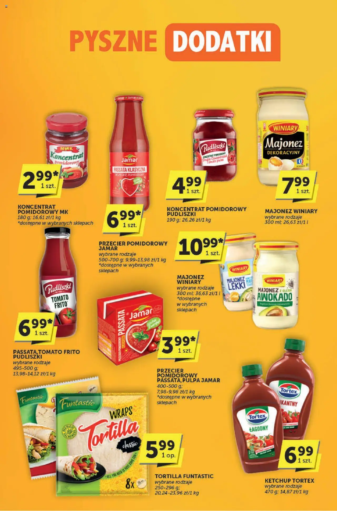 Euro Sklep Gazetka - Katalog od 02.10.2025 | Strona: 11 | Produkty: Ketchup tortex, Tortilla, Majonez winiary, Awokado
