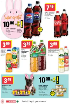Pogląd oferty "Spar gazetka" - ważna od 23.03.2026 | Strona: 10 | Produkty: Pigwa, Mięta, Karma dla kota, Karma dla psa
