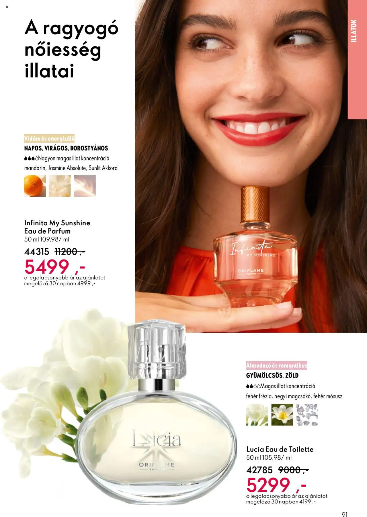Oriflame akciós ujság - amely érvényes a következő dátumtól: 07.09.2025 | Oldal: 91 | Termékek: Parfüm