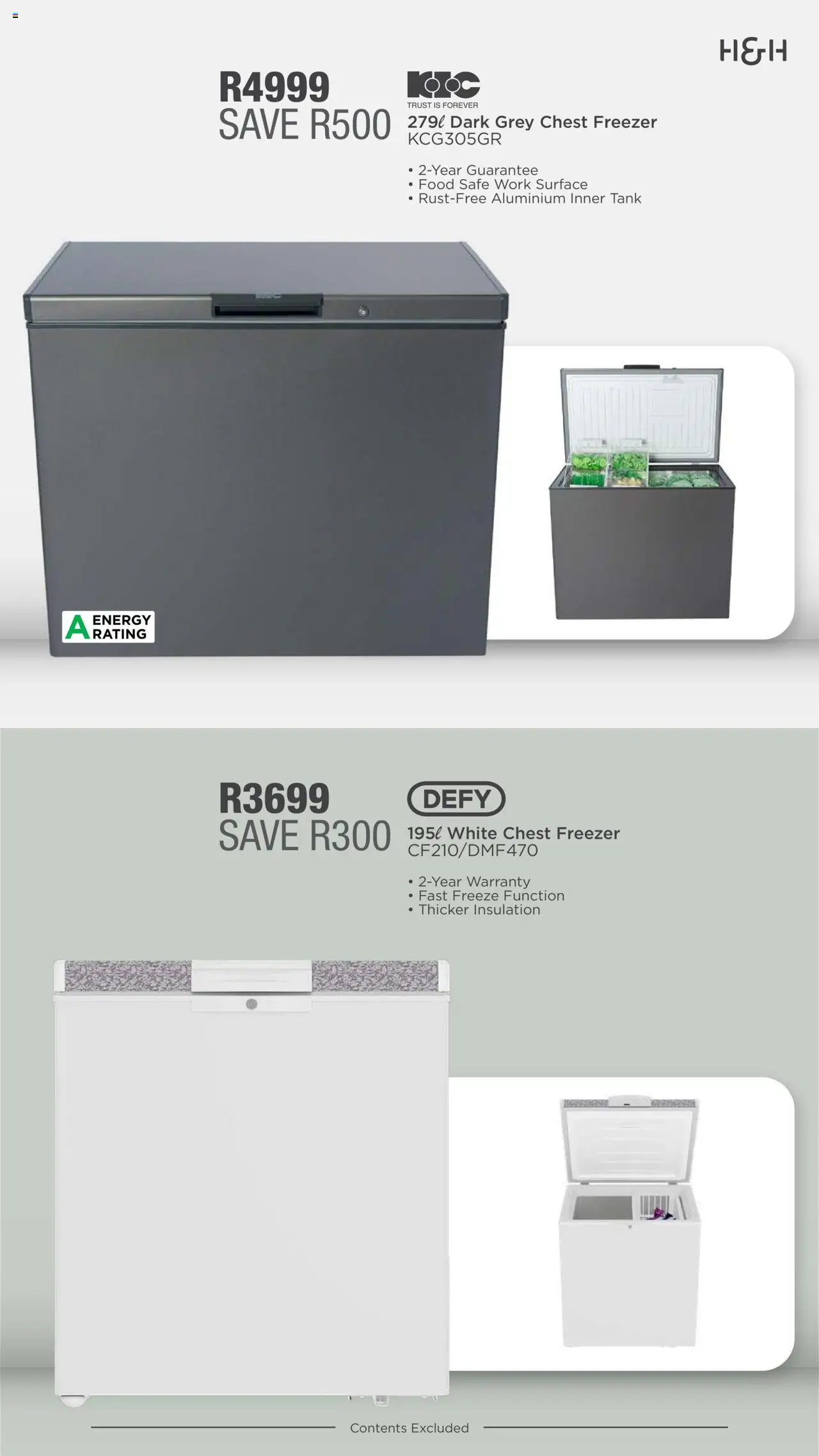 New House and Home catalogue – valid from 15.09.2025 | Page: 8 | Products: Tank, Freezer, Chest freezer