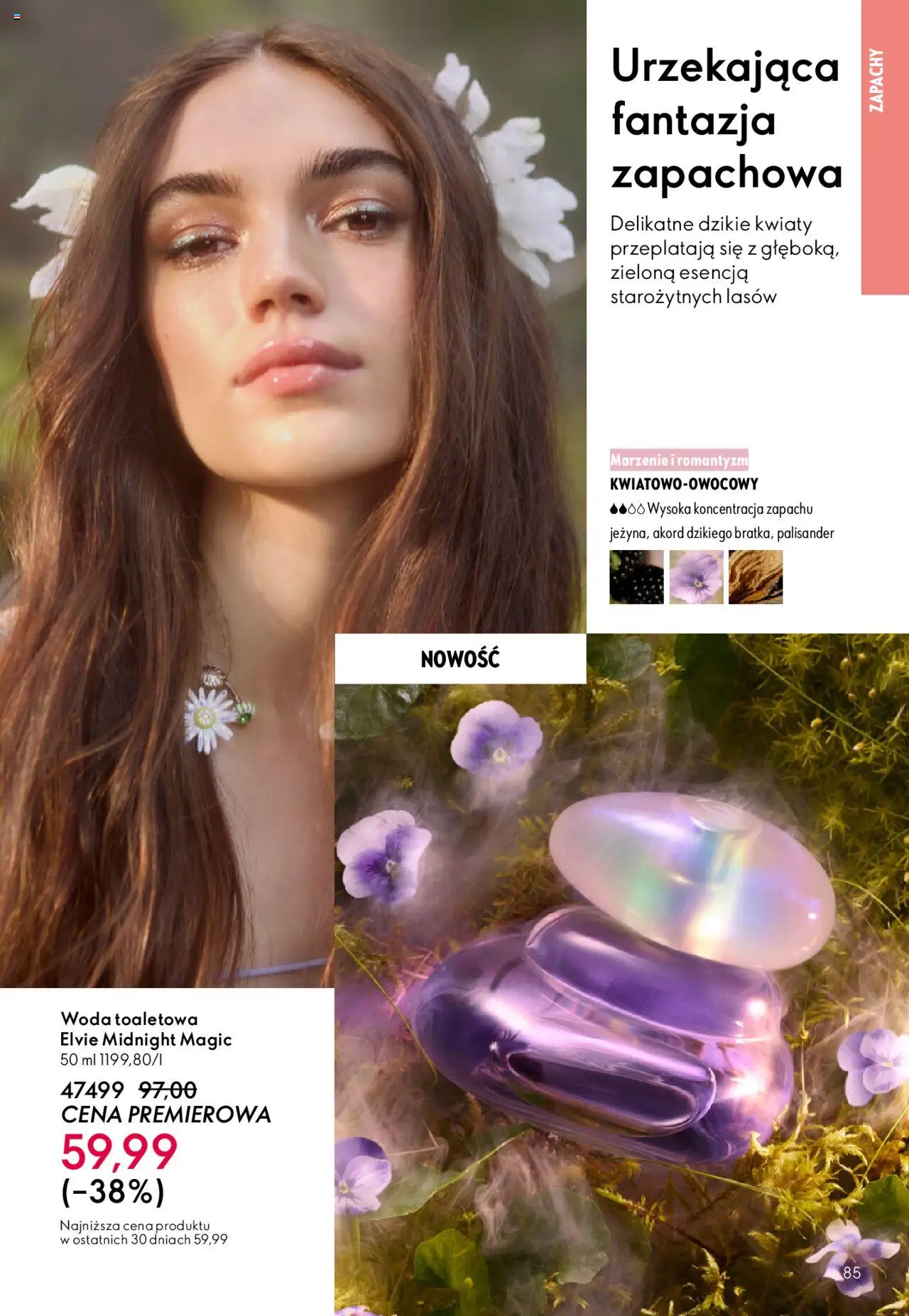 Oriflame Katalog 13 2025 od 07.09.2025 | Strona: 85 | Produkty: Woda toaletowa, Kwiaty, Woda