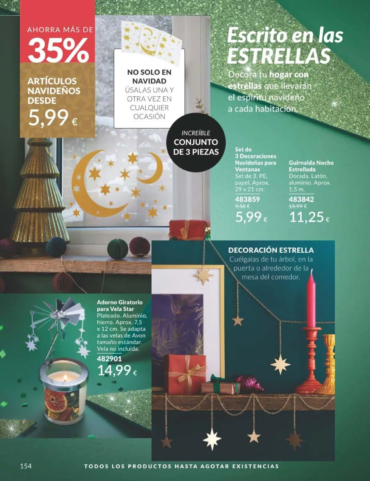 Catálogo AVON campaña 11 Black Friday │ válido desde el 01.11.2025 | Página: 154 | Productos: Vela, Mesa, Βραχιόλι