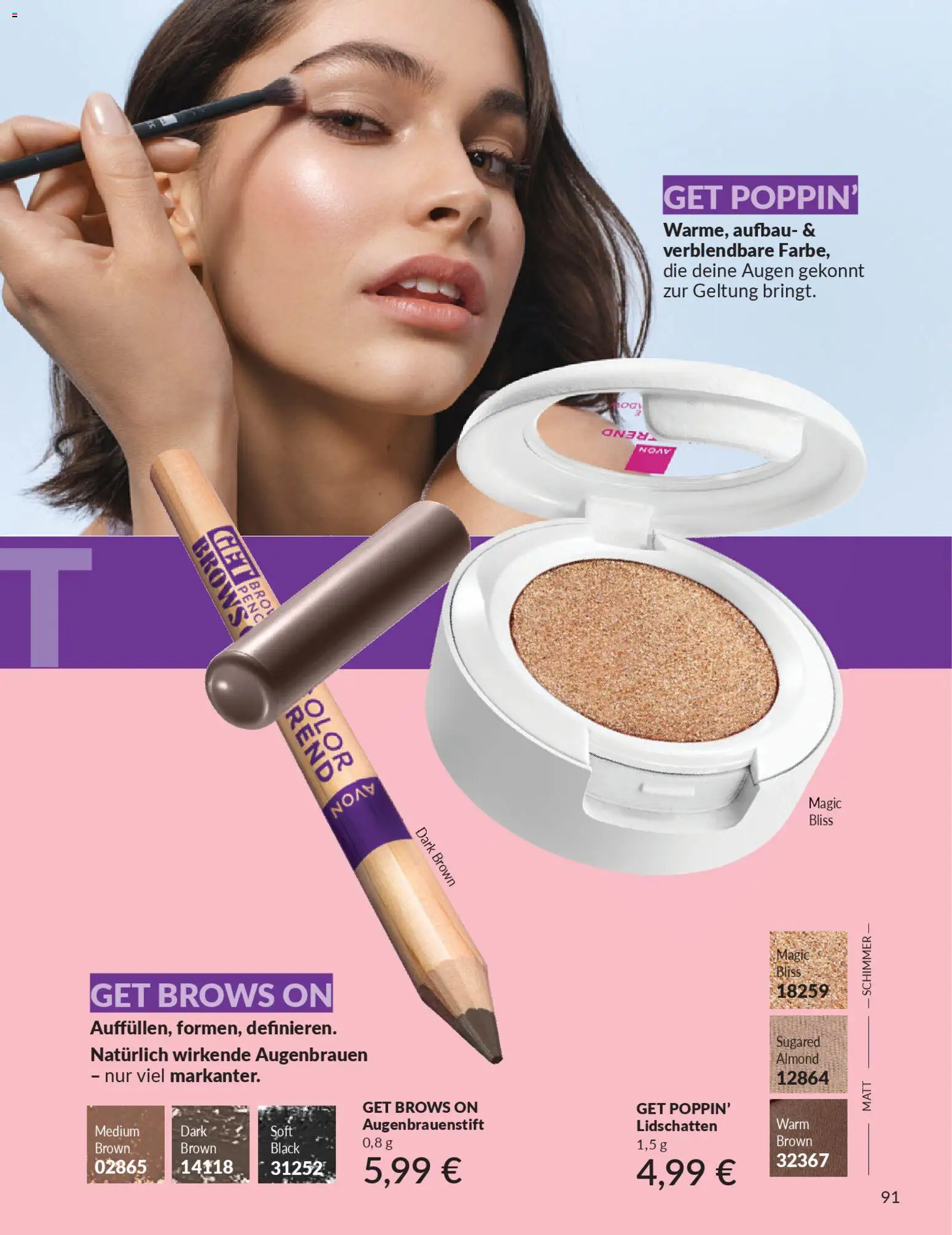 Avon - Black Friday – gültig ab 01.11.2025 | Seite: 93 | Produkte: Lidschatten, Augenbrauenstift