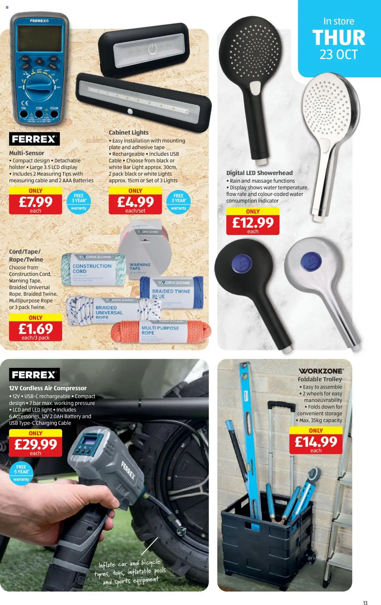 {H1} | Page: 13 | Products: Battery, Bicycle, Lights, Cable