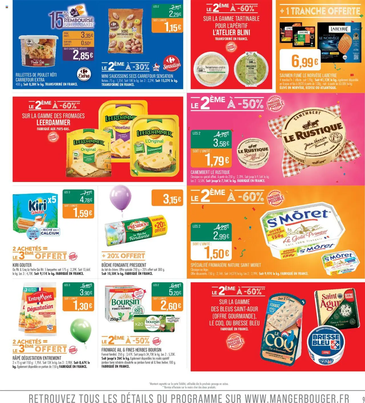 {H1} | Page: 9 | Produits: Ail, Saumon fumé, Colle, Saumon