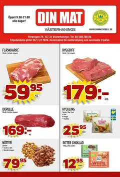 Din Mat - erbjudanden - Förhandsvisning av reklamblad från butik Din Mat aktuell från 26.01.2026