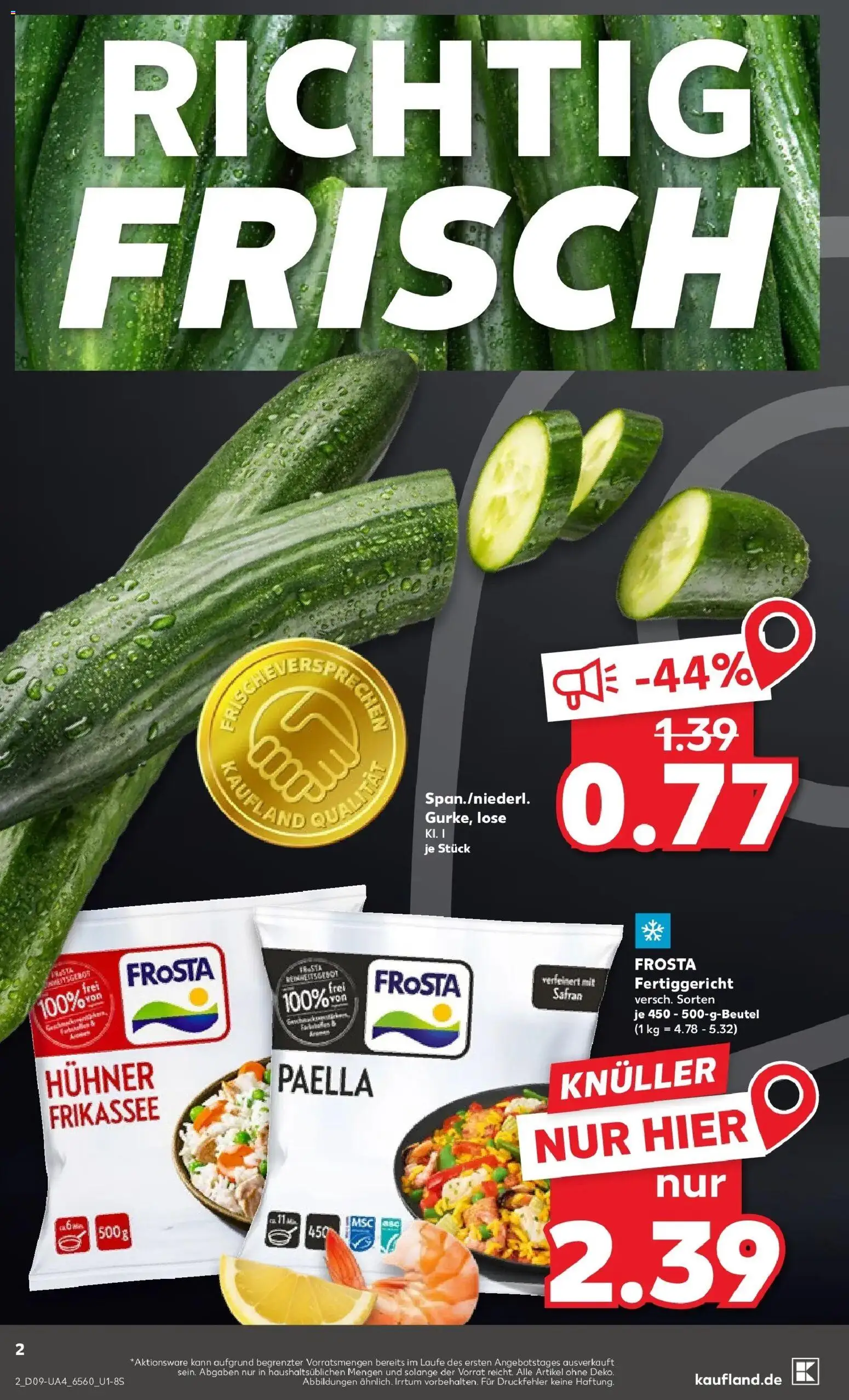 Kaufland prospekt Straelen	 – gültig ab 26.02.2026 | Seite: 2 | Produkte: Frosta