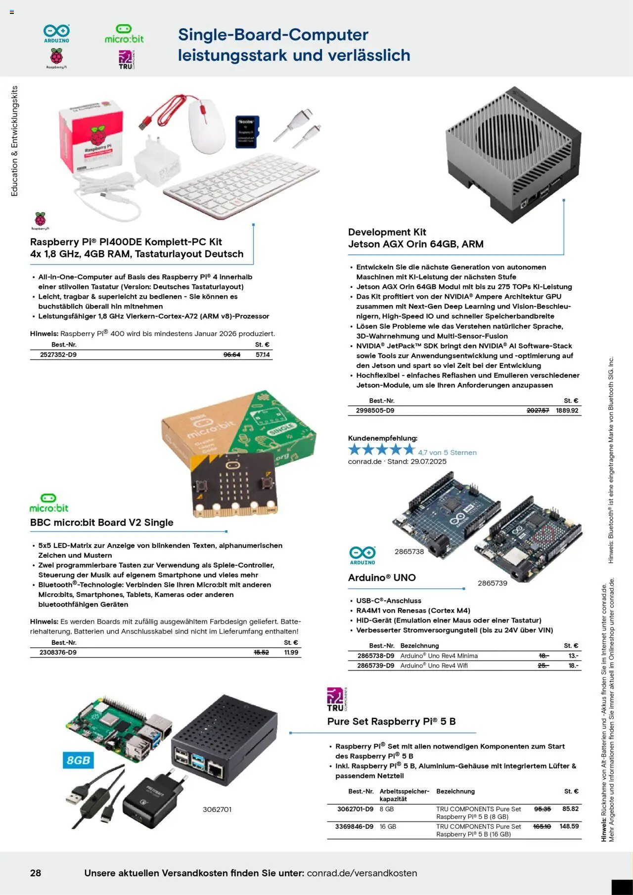Conrad - Markenkatalog - gültig ab dem 25.08.2025 | Seite: 30 | Produkte: Batterien, Netzteil, Maus, Tastatur