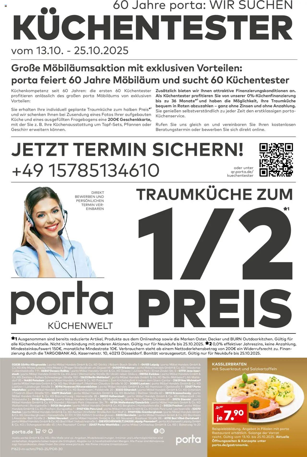 Porta! 60 Küchentester gesucht - Berlin – gültig ab 12.10.2025 | Seite: 12 | Produkte: Bad, Küche