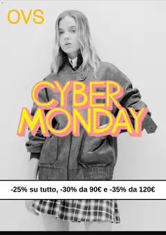 Anteprima del volantino OVS Cyber Monday catalogo valido a partire dal 01.12.2025