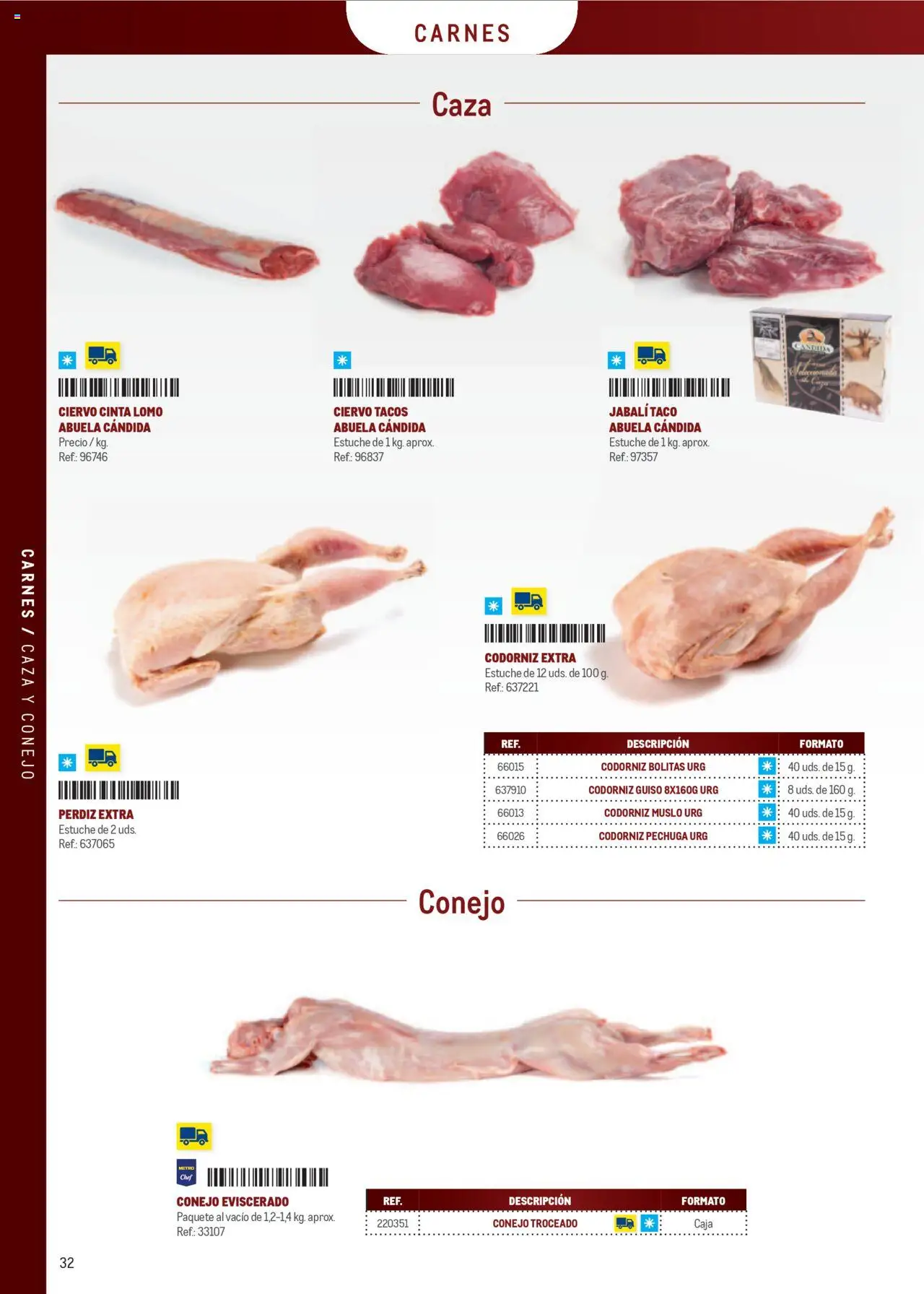 Makro - Especia Carta │ válido desde el 08.04.2025 | Página: 32 | Productos: Tacos, Caja