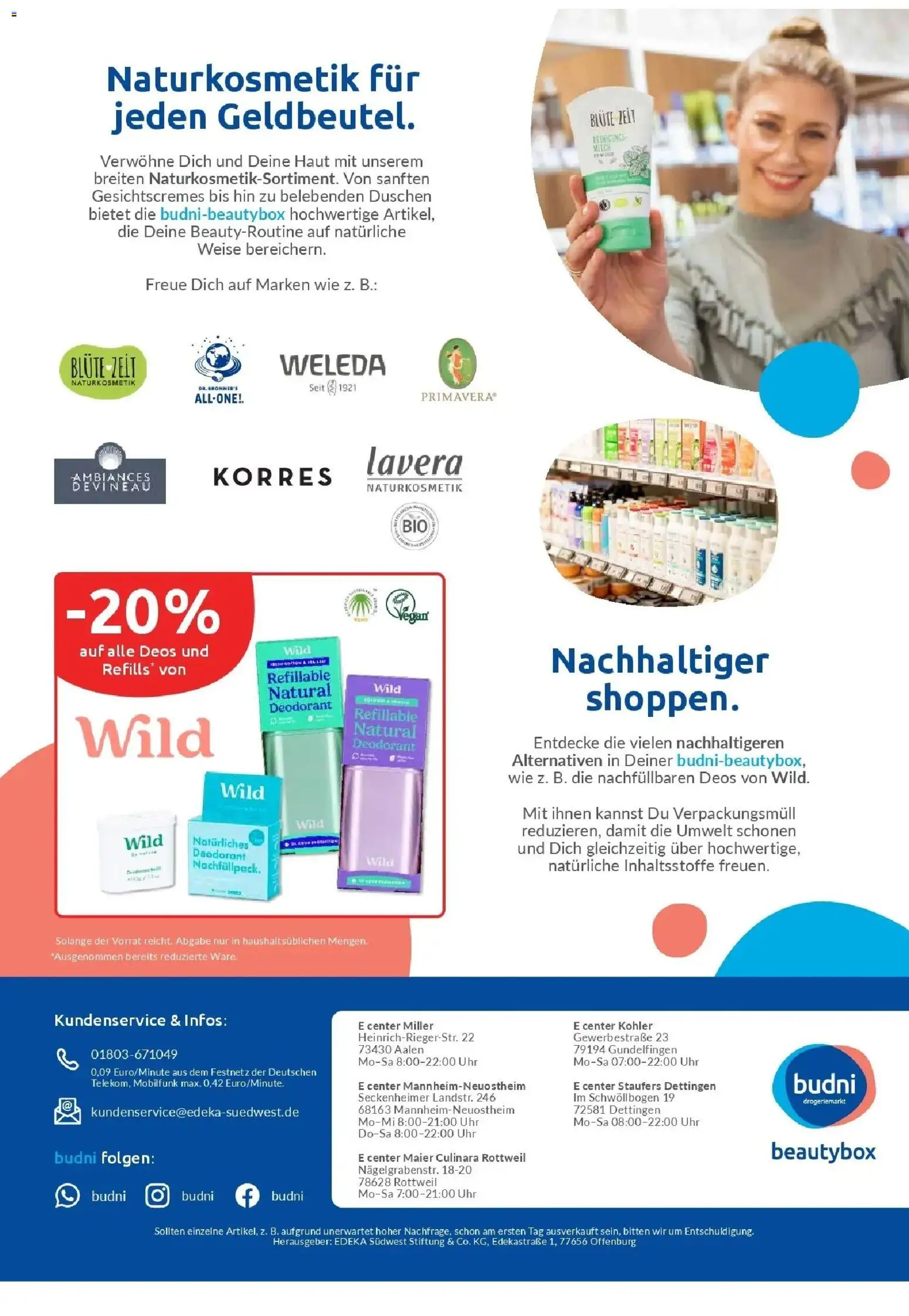 E center Prospekt Aalen	 – gültig ab 05.04.2026 | Seite: 57 | Produkte: Deodorant, Uhr