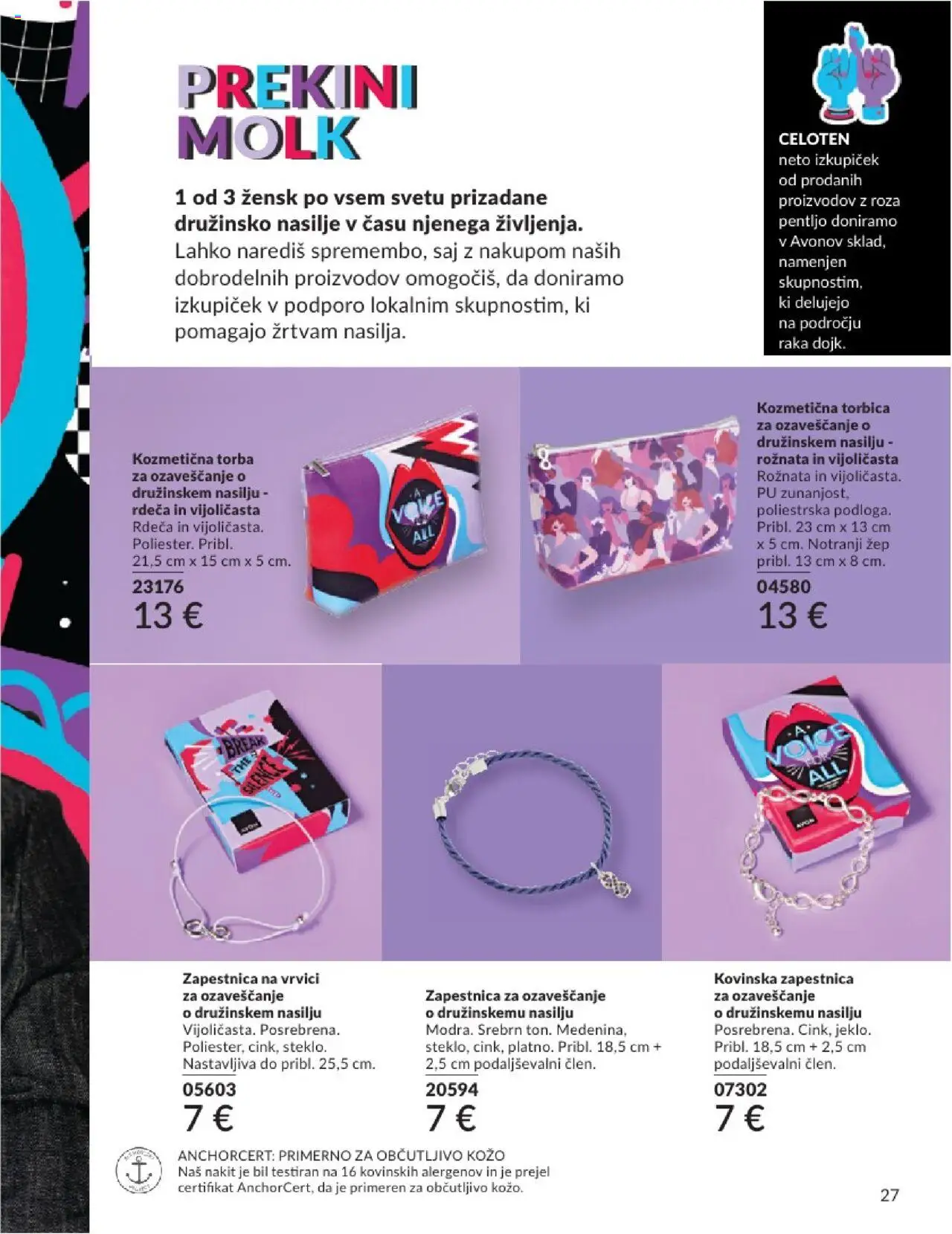 Avon katalog │ velja od 01.07.2025 | Stran: 27 | Izdelki: Torba, Zapestnica, Torbica