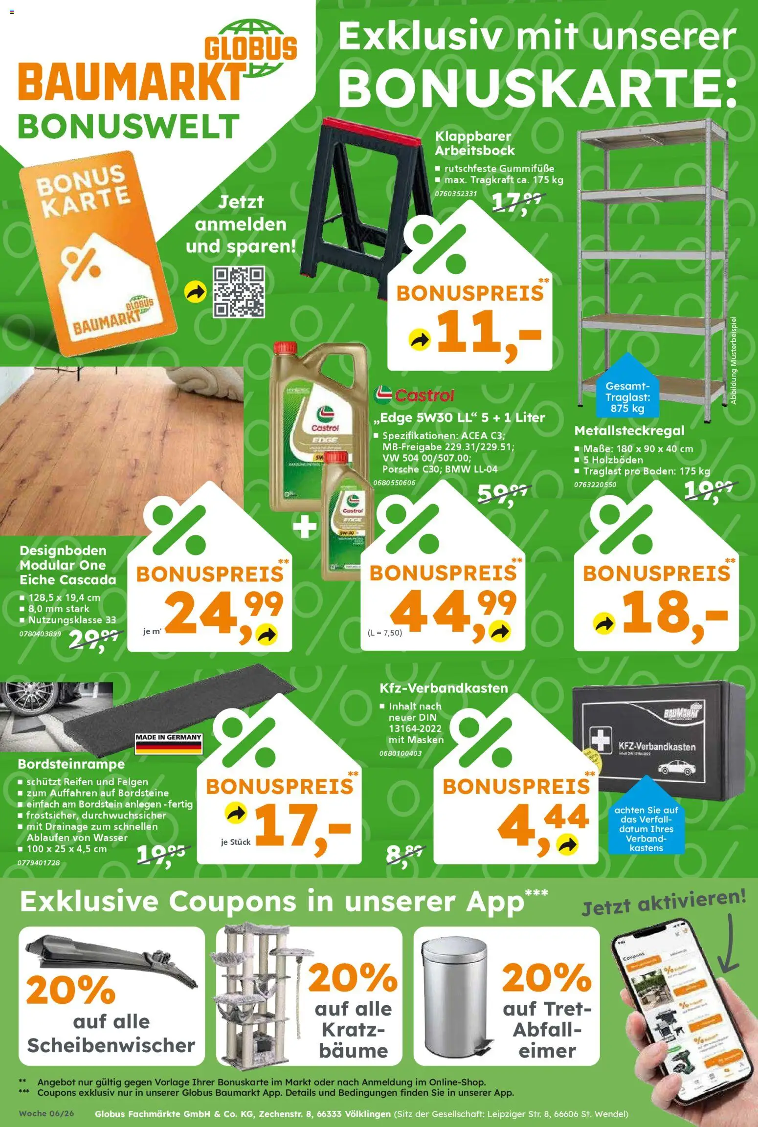 Globus Baumarkt prospekt Saarbrücken	 – gültig ab 02.02.2026 | Seite: 12 | Produkte: Wasser