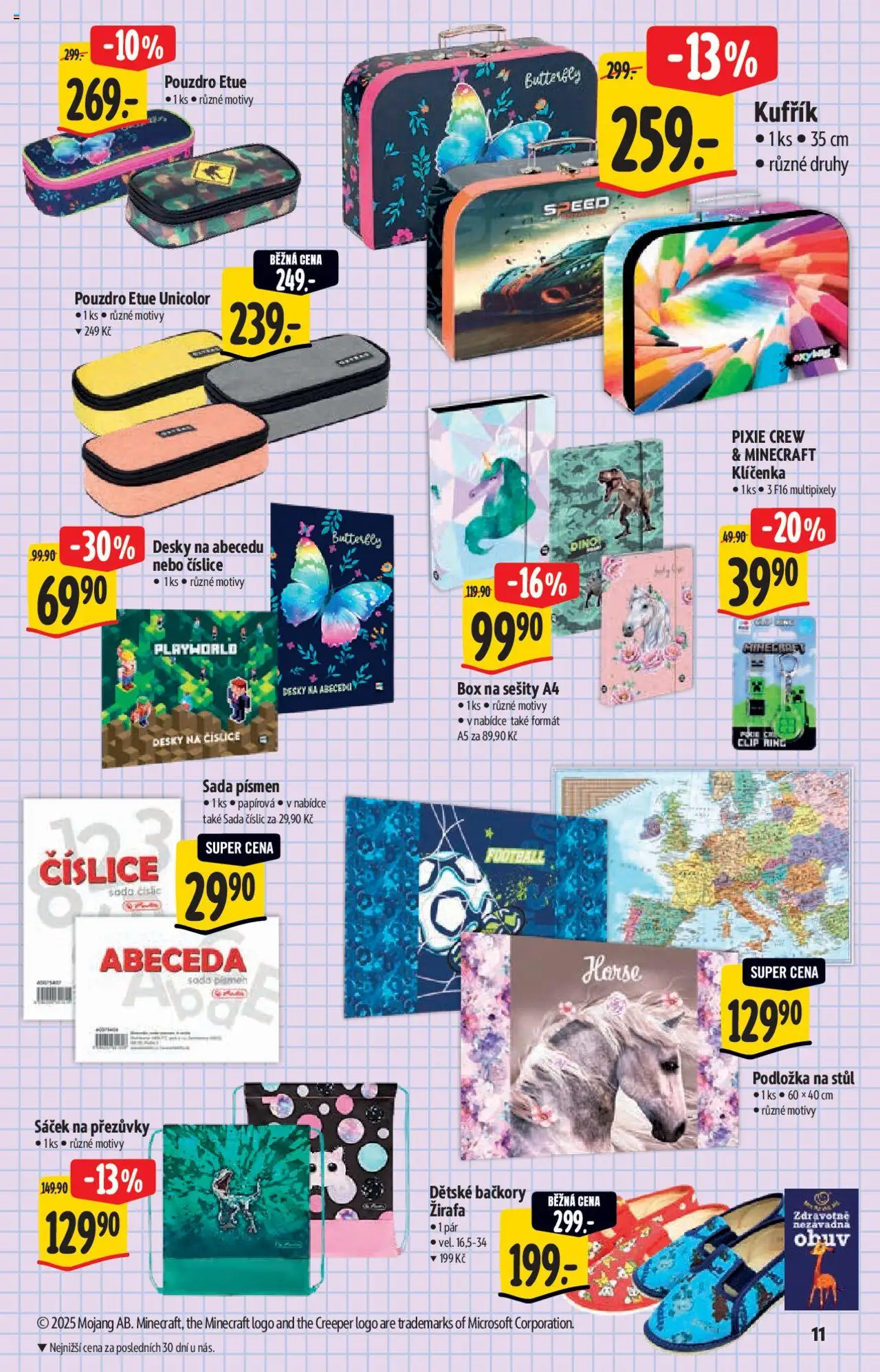 Albert katalog - Hypermarket od 13.08.2025 | Strana: 11 | Produkty: Pouzdro, Stůl, Desky, Sáček