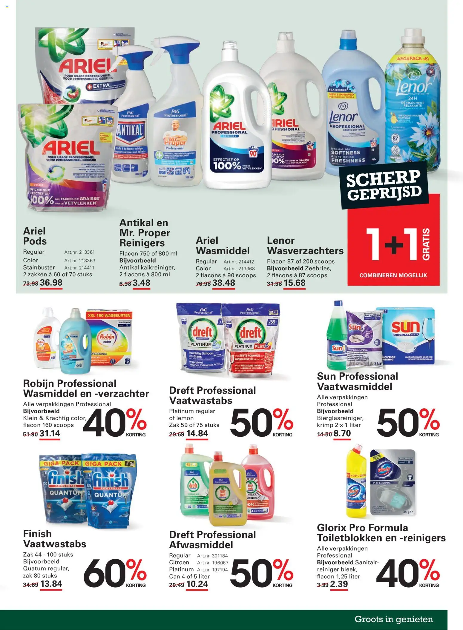 {H1} | Pagina: 23 | Producten: Wasmiddel, Afwasmiddel, Zak, La