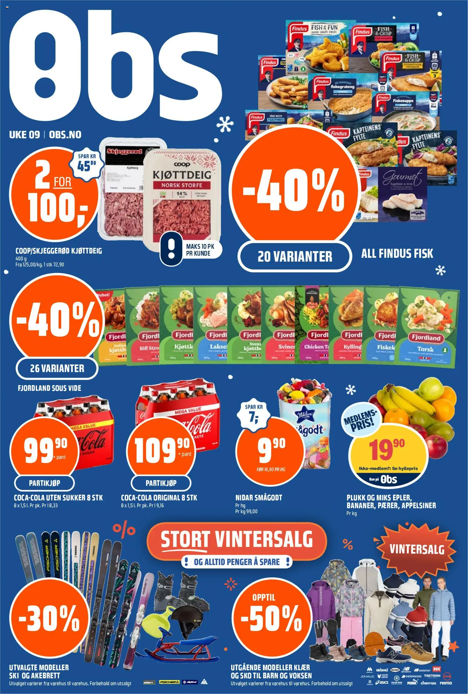 {H1} | Side: 1 | Produkter: Kylling, Sukker, Smågodt, Kjøttdeig