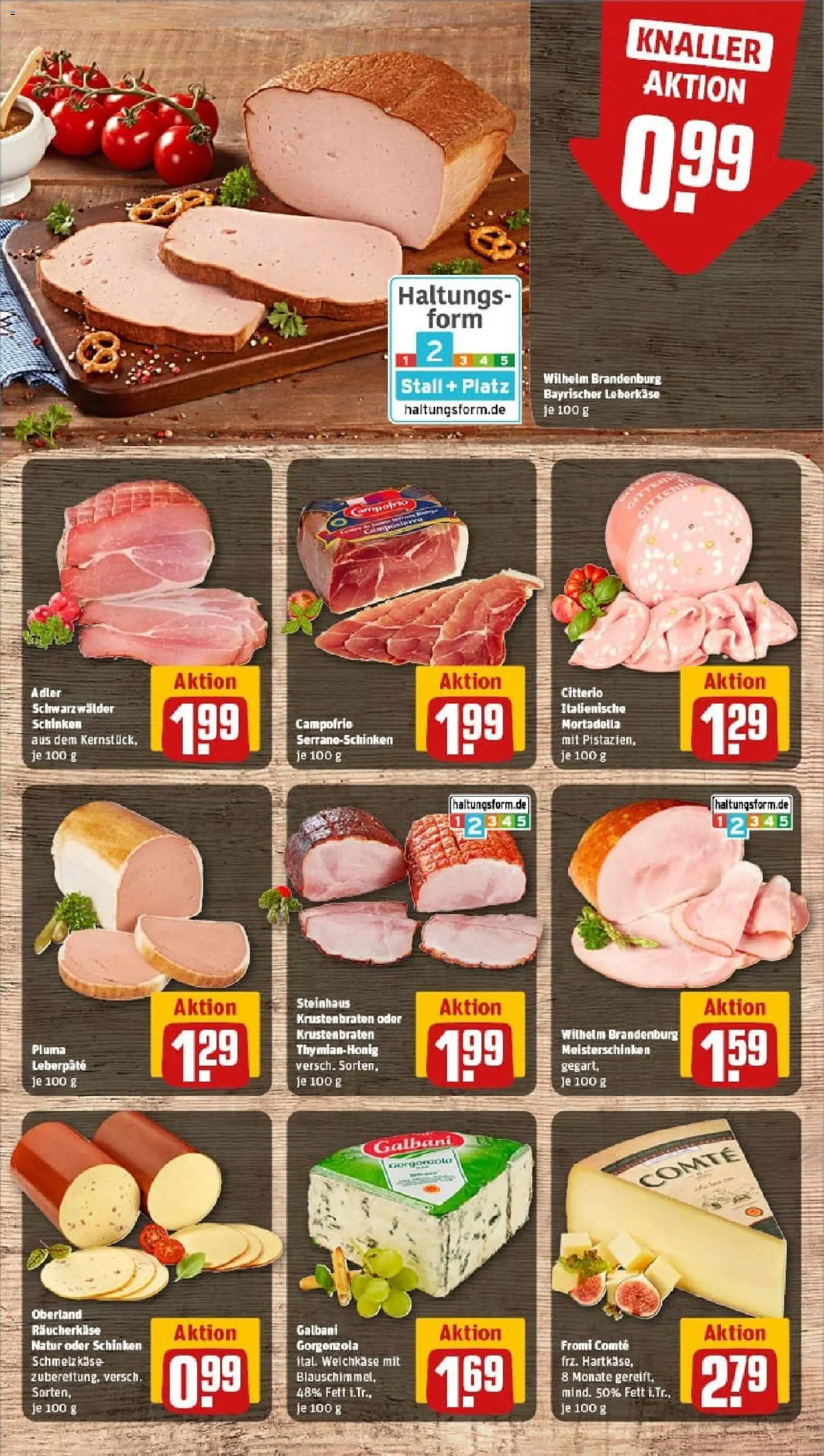 Rewe prospekt Berlin / Alt Treptow	 – gültig ab 26.10.2025 | Seite: 11 | Produkte: Krustenbraten, Schinken, Leberkase