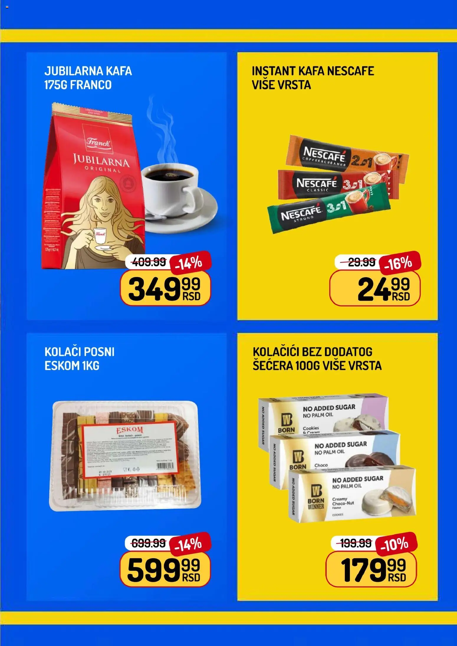 Aman katalog - važi od 06.03.2026 | Strana: 13 | Proizvode: Kolačići, Instant kafa, Kafa, Nescafé