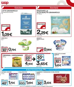Volantino COOP del 21.08.2025 | Pagina: 8 | Prodotti: Latte, Data, Melanzane, Ricotta