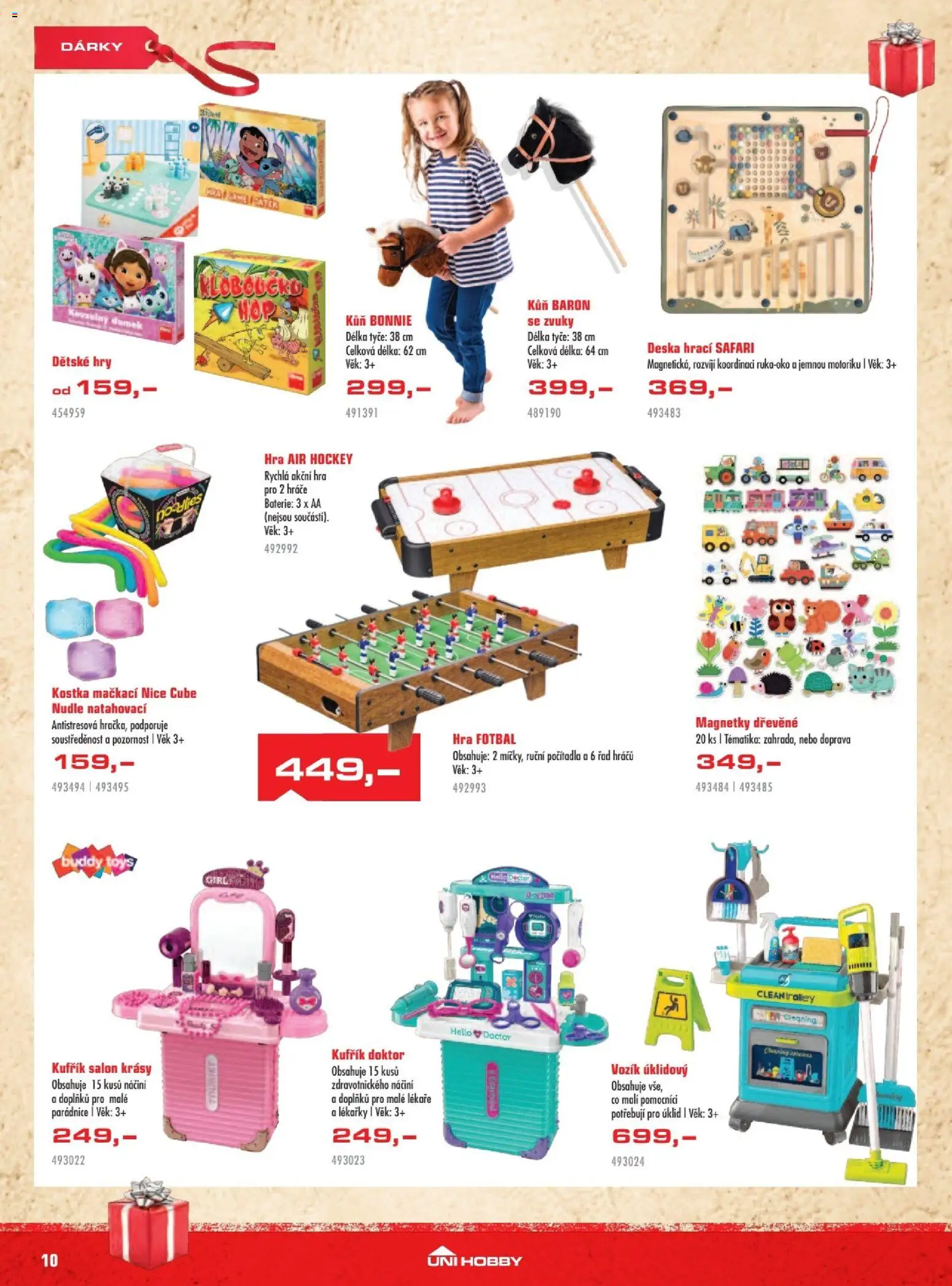 Uni Hobby leták od 27.11.2025 | Strana: 10 | Produkty: Magnetky, Hra, Baterie, Nudle