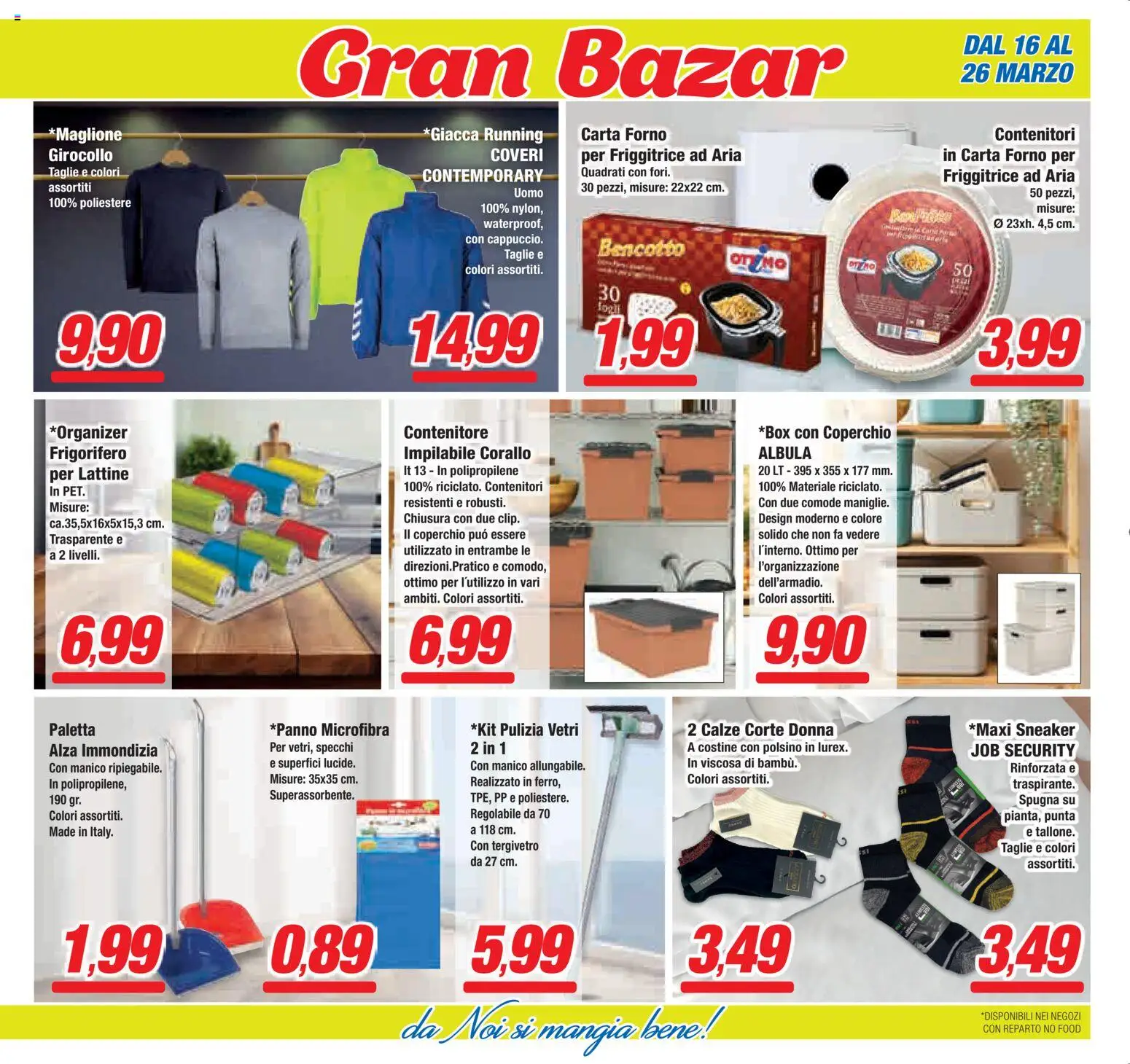 Volantino Prix del 16.03.2026 | Pagina: 30 | Prodotti: Spugna, Paletta, Giacca, Frigorifero