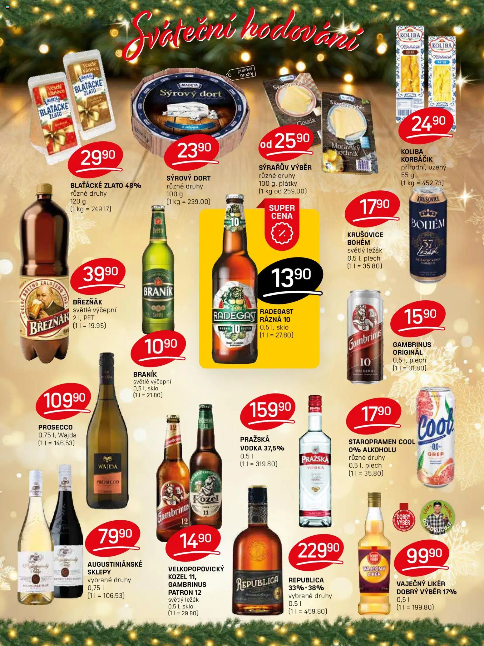 Flop leták od 17.12.2025 | Strana: 9 | Produkty: Gouda, Prosecco, Vodka, Krušovice