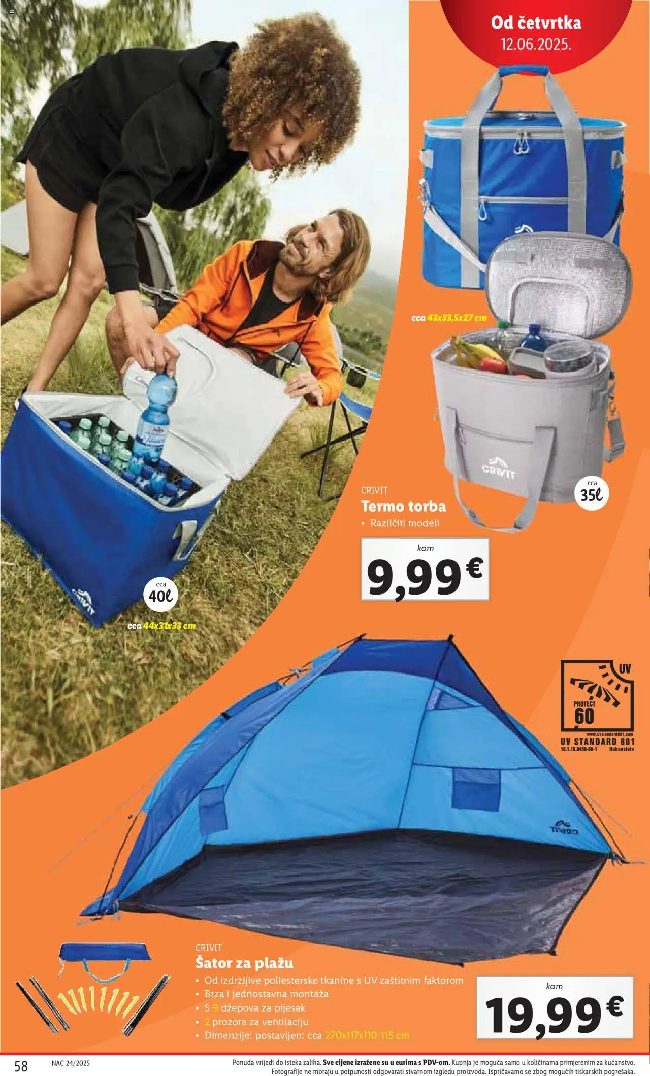 Lidl katalog | vrijedi od 09.06.2025 | Stranica: 58 | Proizvodi: Torba
