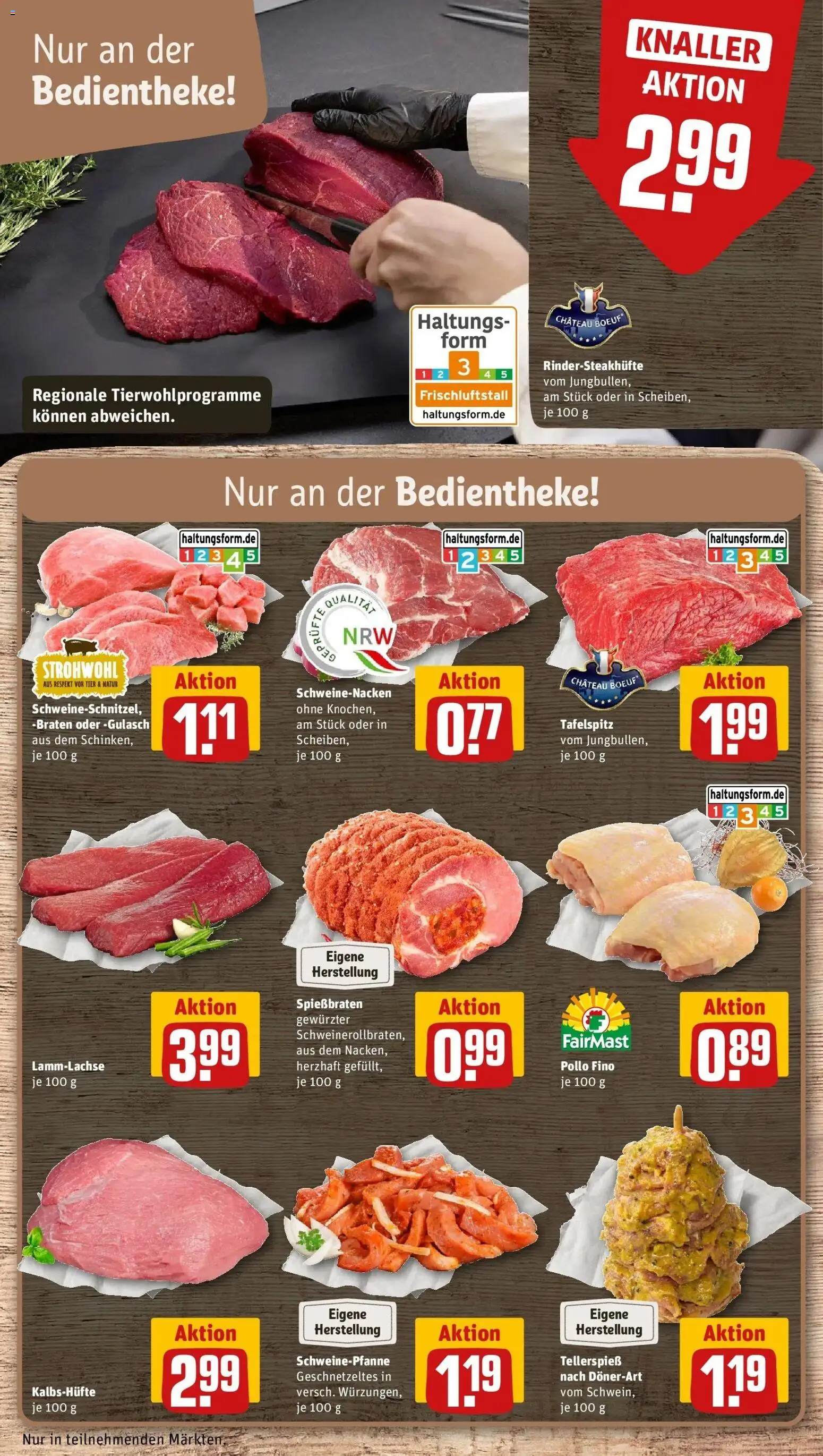 Rewe Prospekt Köln / Weiden	 – gültig ab 15.03.2026 | Seite: 12 | Produkte: Tafelspitz, Schweinenacken, Gulasch, Steak