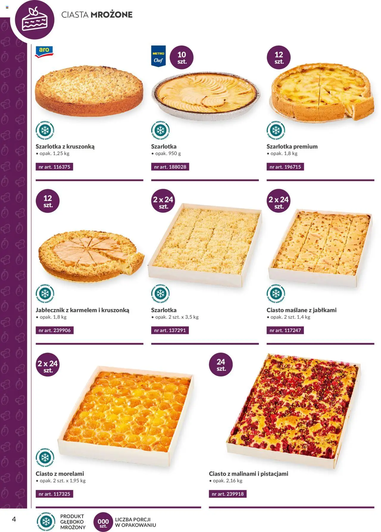 Makro Gazetka - Smart Chef - ciasta od 01.10.2025 | Strona: 4 | Produkty: Ciasto