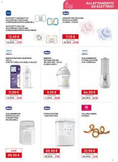 Anteprima del volantino Prenatal volantino valido a partire dal 12.03.2026 | Pagina: 17 | Prodotti: Collana, Biberon, Silicone, Batteria