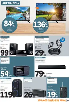 Pré-visualização E.Leclerc Não Alimentar válido de 12.02.2026 | Página: 11 | Produtos: Rádio, Cabo, Tv led, Compressor