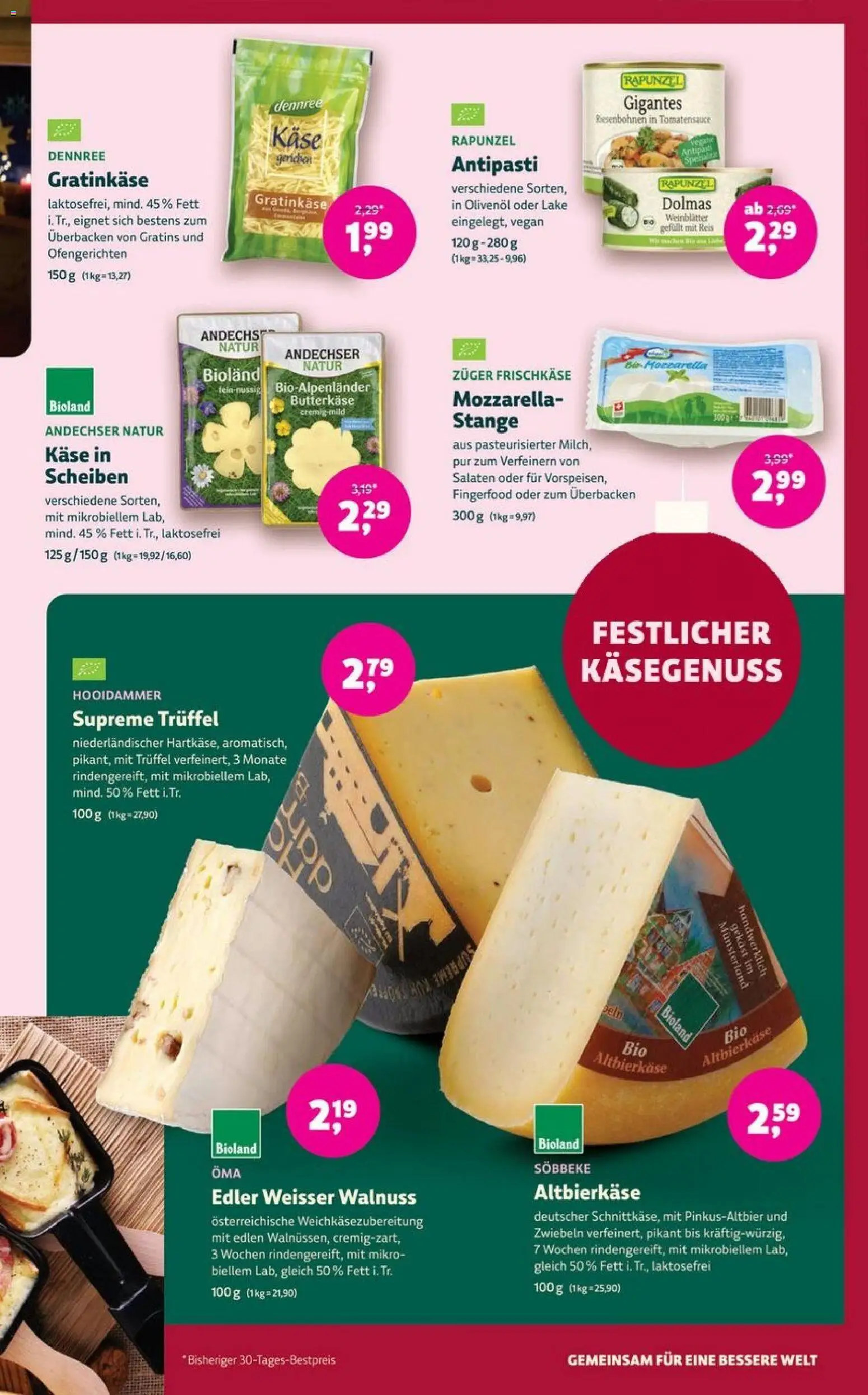 Denns BioMarkt Angebote – gültig ab 17.12.2025 | Seite: 5 | Produkte: Käse, Mozzarella, Reis, Frischkase