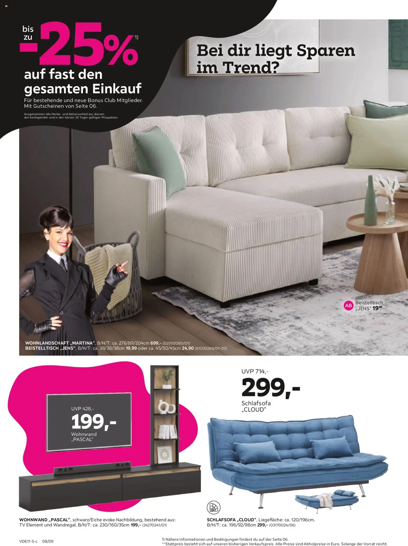 Mömax - Black Friday – gültig ab 10.11.2025 | Seite: 8 | Produkte: Wohnwand, Beistelltisch, TV Element, TV