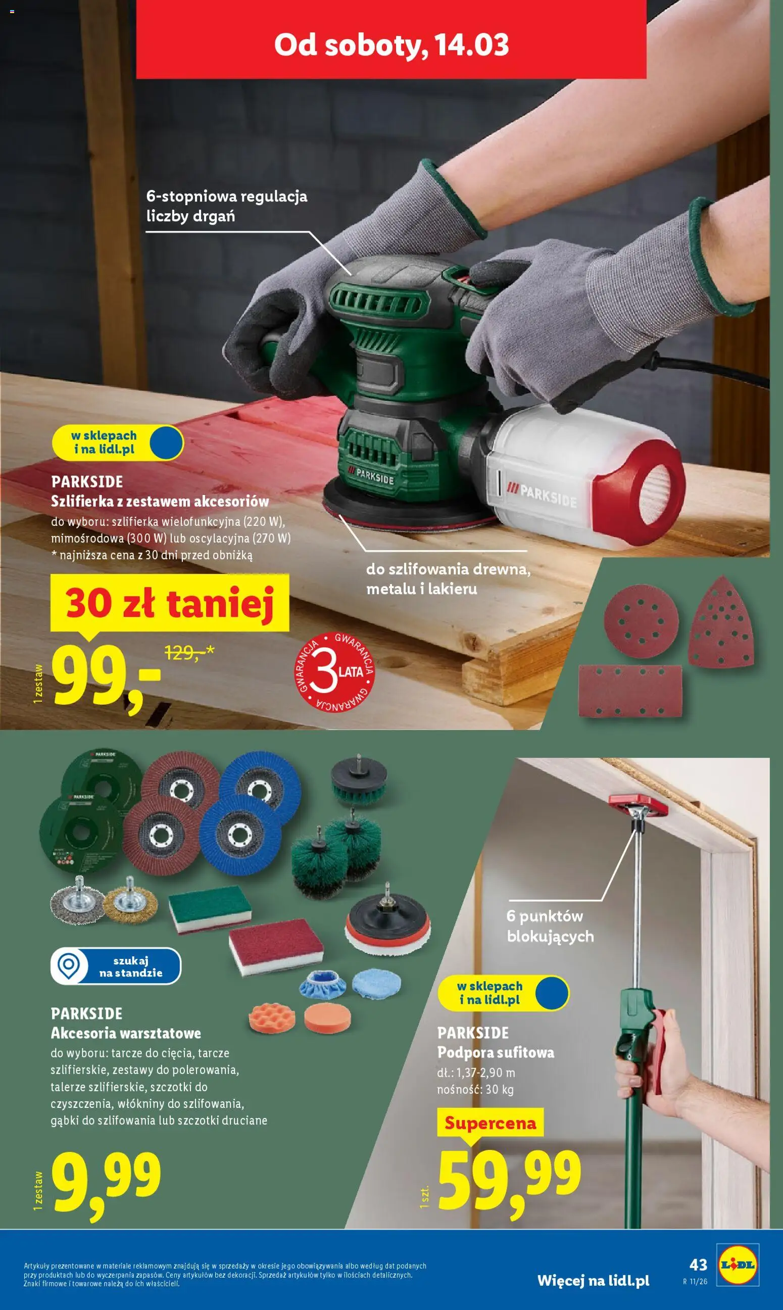 Lidl Polsko katalog od 09.03.2026 | Strana: 53 | Produkty: Parkside