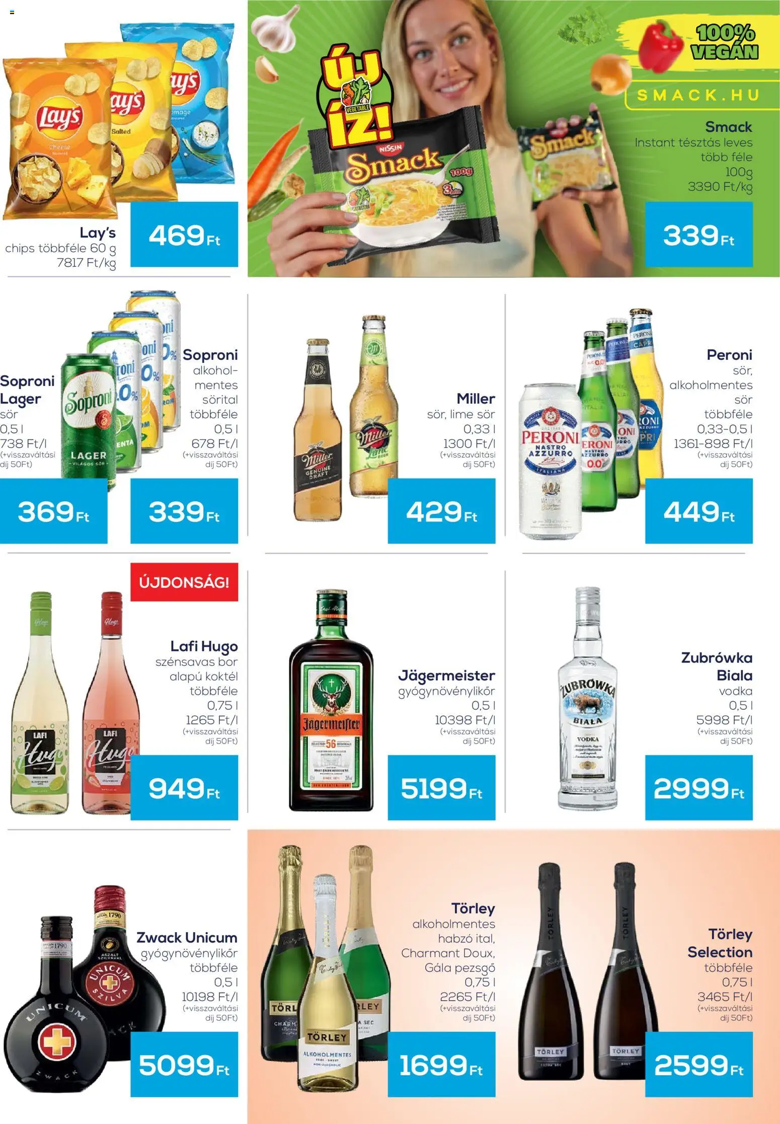 G'Roby akciós újság akciós ujság - amely érvényes a következő dátumtól: 19.03.2026 | Oldal: 3 | Termékek: Lime, Jägermeister, Chips, Vegán